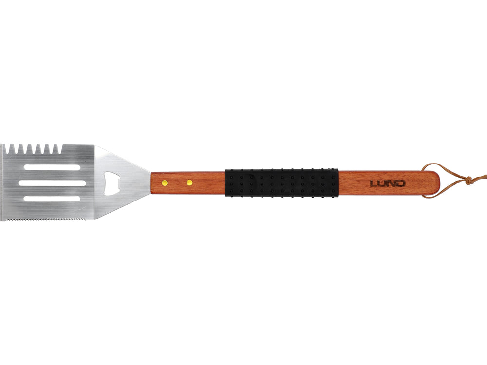 Nerūdijančio plieno įrankių rinkinys su medinėmis rankenomis | 3 vnt. (99845)