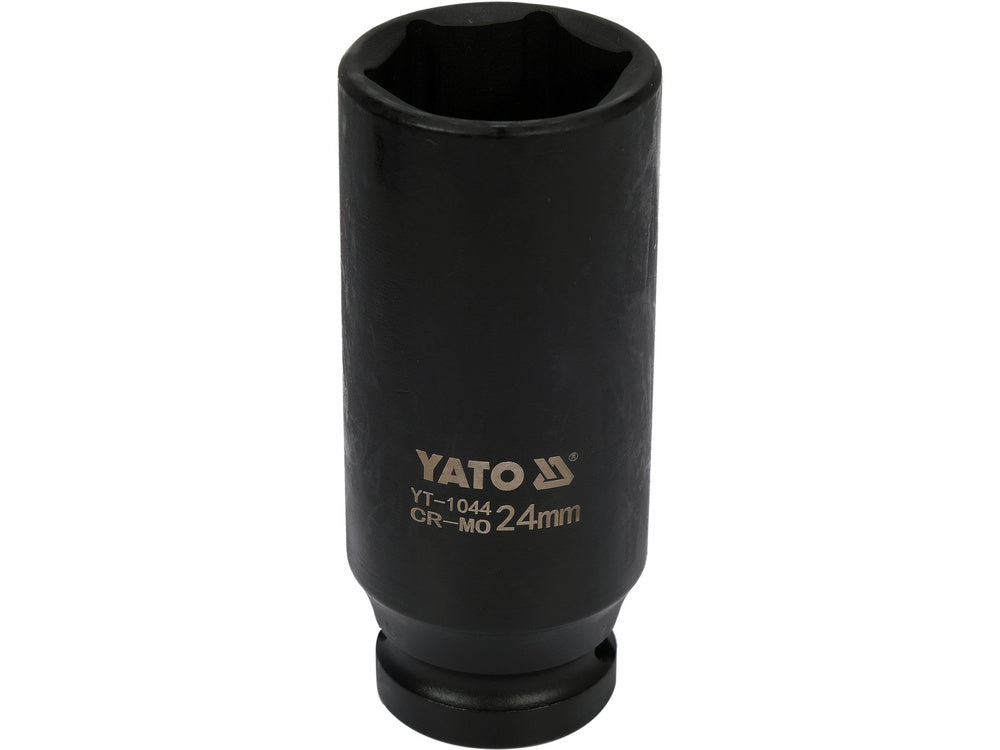 Galvutė smūginė šešiakampė ilga | 12,5 mm (1/2") | 24 mm (YT-1044)
