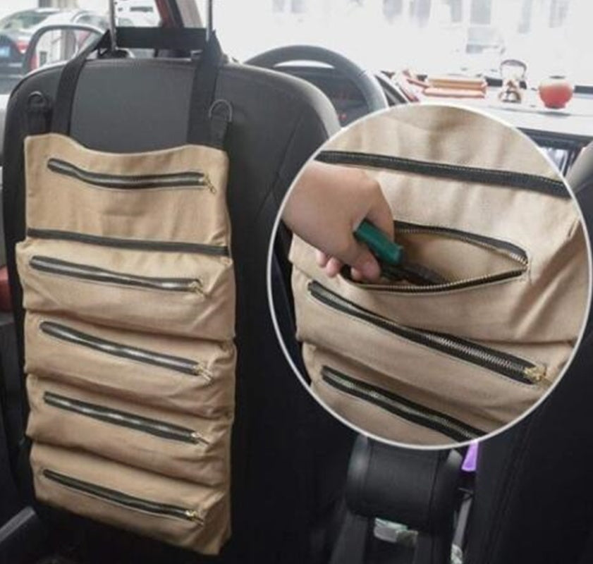 Užsegamas įrankių krepšys | 5 skyriai su užtrauktukais (TB5P)