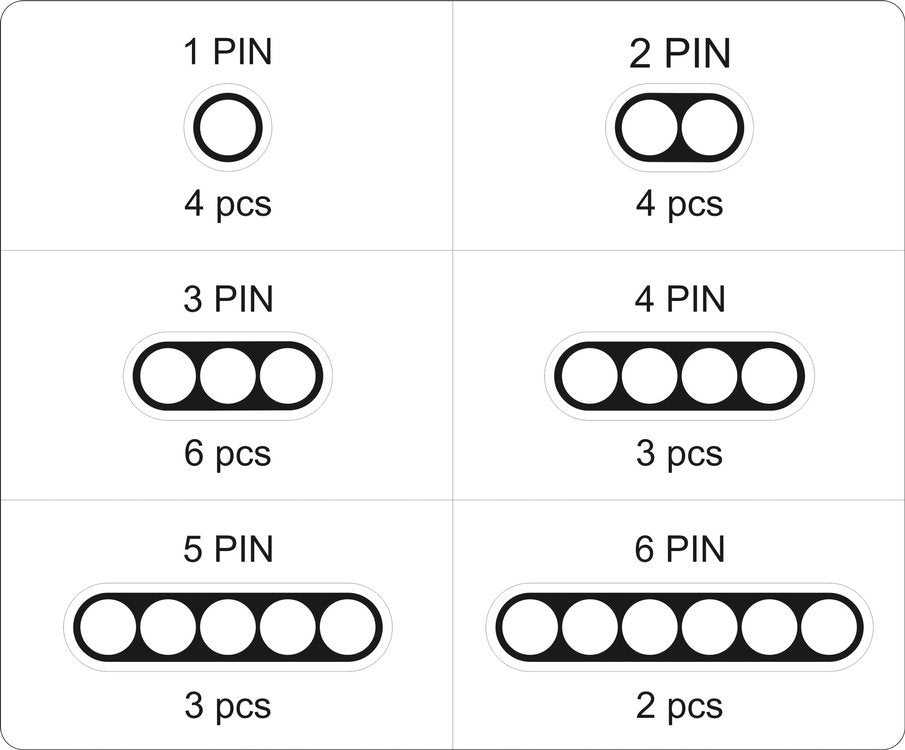 Hermetinių jungčių asortimentas | 424 vnt. (YT-06869)