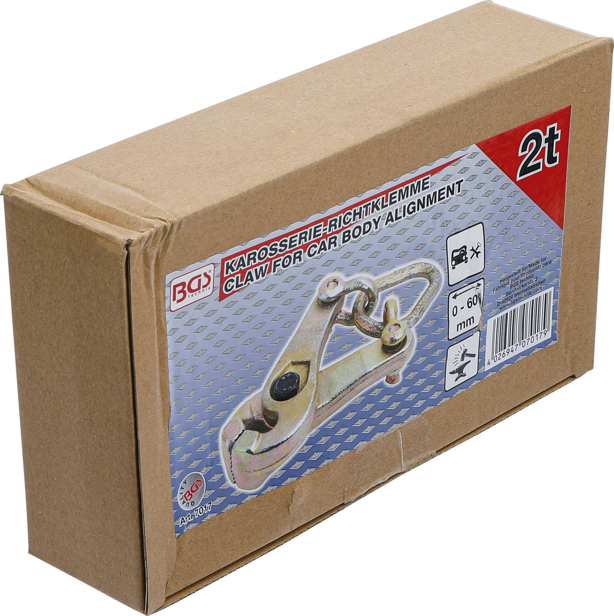 Gnybtas tempimui žirklinis | viena traukimo kryptis | maks. 2 t (7017)