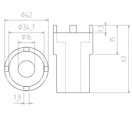 Specializuotų dantytų galvučių rinkinys | 5 vnt. (67220)