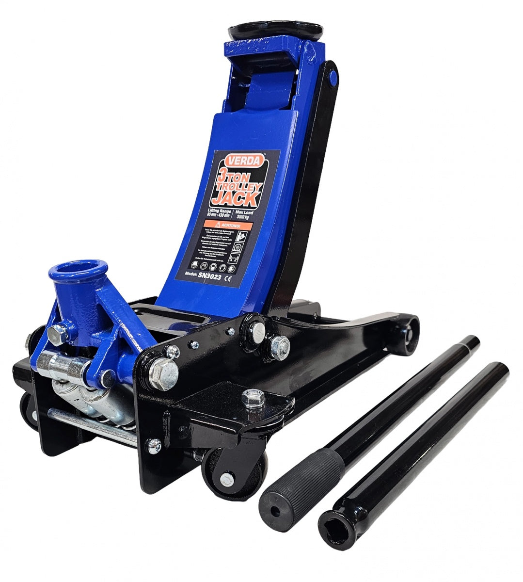 Domkratas su ratukais | hidraulinis | dvigubas stūmoklis | 3 t (FJ25-F)