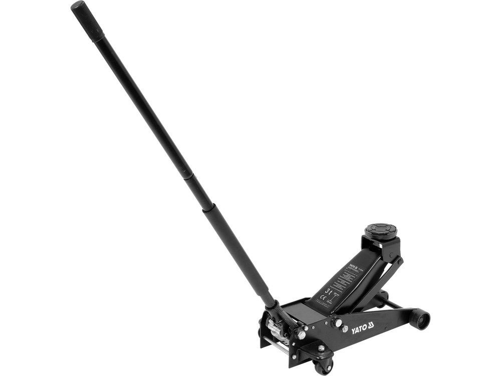 Domkratas su ratukais | hidraulinis | 2 stūmokliai / greitas kėlimas | 3 t (YT-17214)