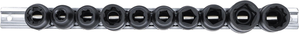 Specialios automobilinės galvutės | 3- / 5- / 6- / 10 kampų | 10 vnt. (2560)