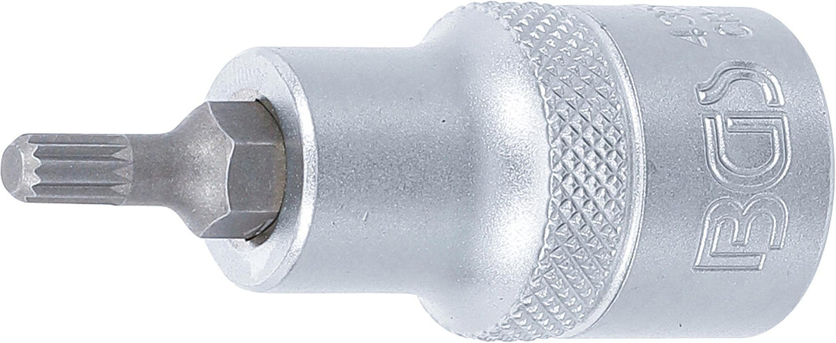 Antgalis įpresuotas į galvutę | 12,5 mm (1/2") | Spline (XZN) M5 (4350)
