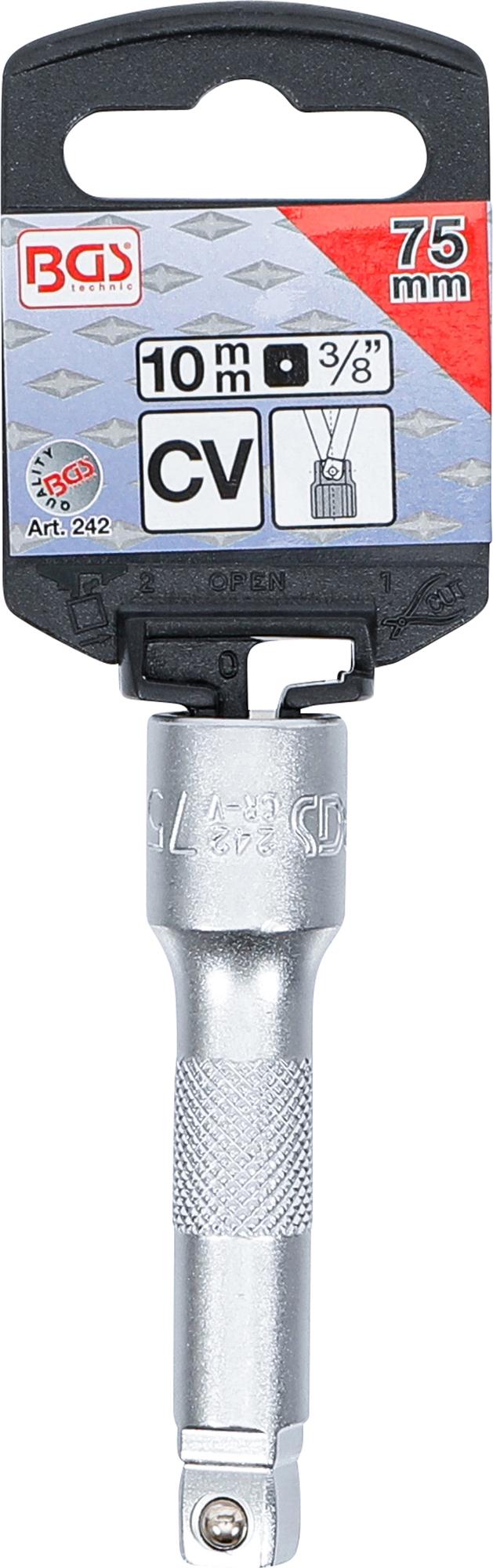 Ilgintuvas galvutei šarnyrinis | 10 mm (3/8") | 75 mm (242)