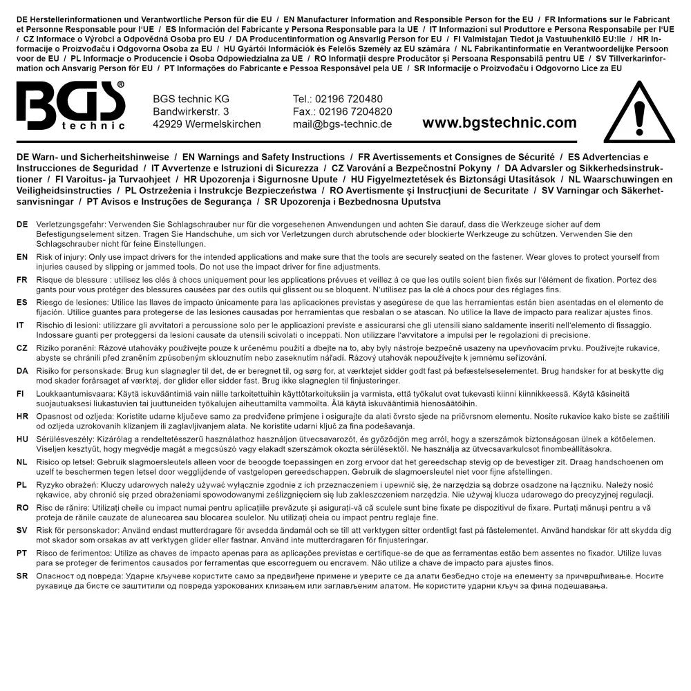 Pneumatinis veržliasukis | 25 mm (1") | 3800 Nm (7640)