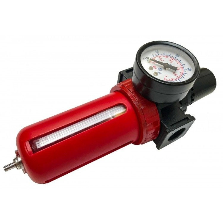 Drėgmės filtras su reguliatoriumi ir manometru | 1/4" (AFR80)