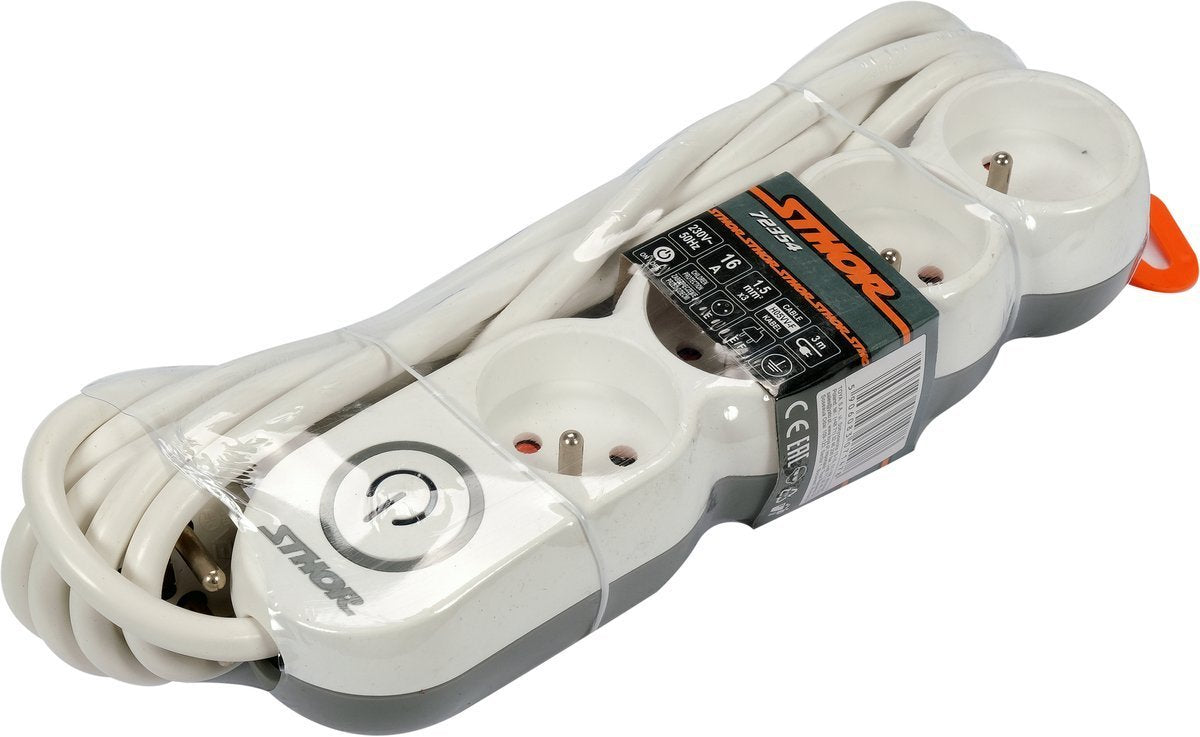 Elektrinis ilgintuvas | 4 lizdai | 1,5 mm2 | 3 m (72354)