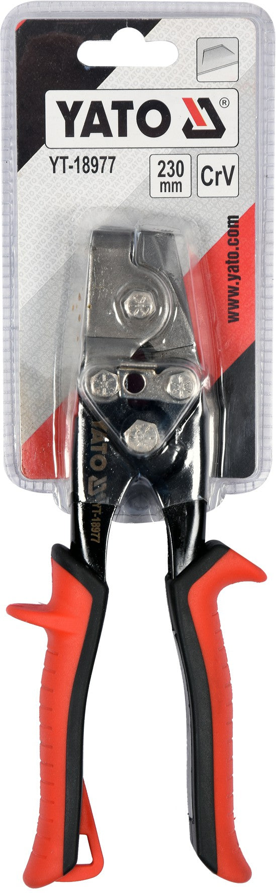 Replės skardai | skirtos jungti elementus iš lakštinio metalo | 230 mm (YT-18977)