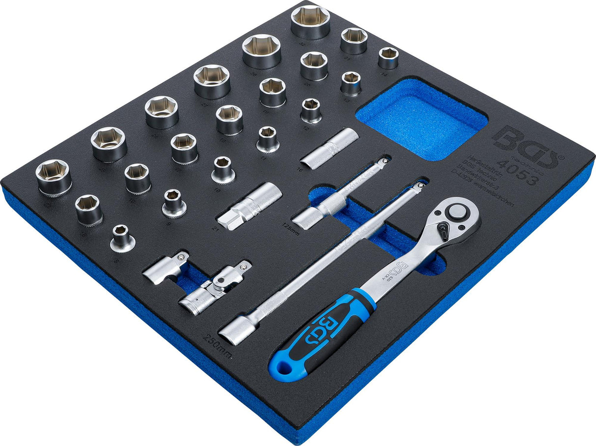 2/3 įrankių dėklas: 12,5 mm (1/2") Galvučių rinkinys | 27 vnt. (4053)
