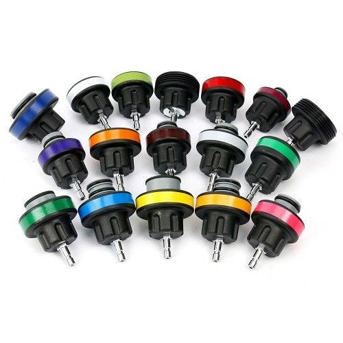 Radiatoriaus slėgio ir aušinimo sistemos testeris | 28 vnt. (SK2112)