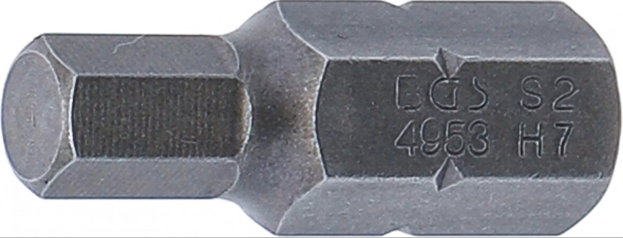 Antgalis | ilgis 30 mm | 10 mm (3/8") storis | Hex šešiakampis 7 mm (4953)