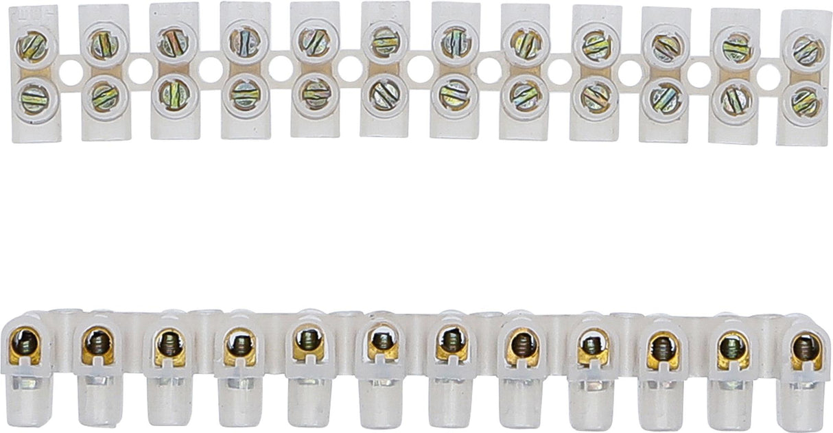 Laidų tvirtinimo gnybtai | 2.5 mm² | 2 vnt. | 12 vnt. blokelis (80725)