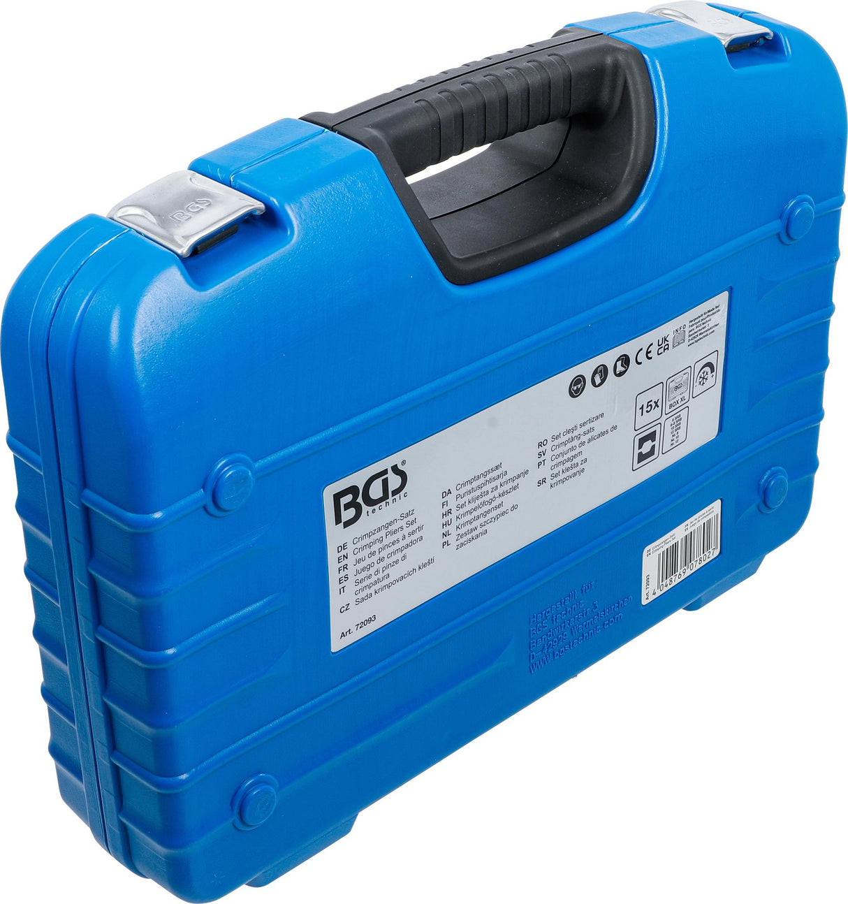 Užspaudimo replės su rinkiniu | hidraulinis | žarnų linijų jungtims (72093)