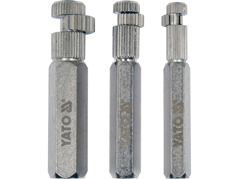 Vidinių veržliarakčių rinkinys vamzdžų jungiamųjų detalių atsukimui (YT-21793)