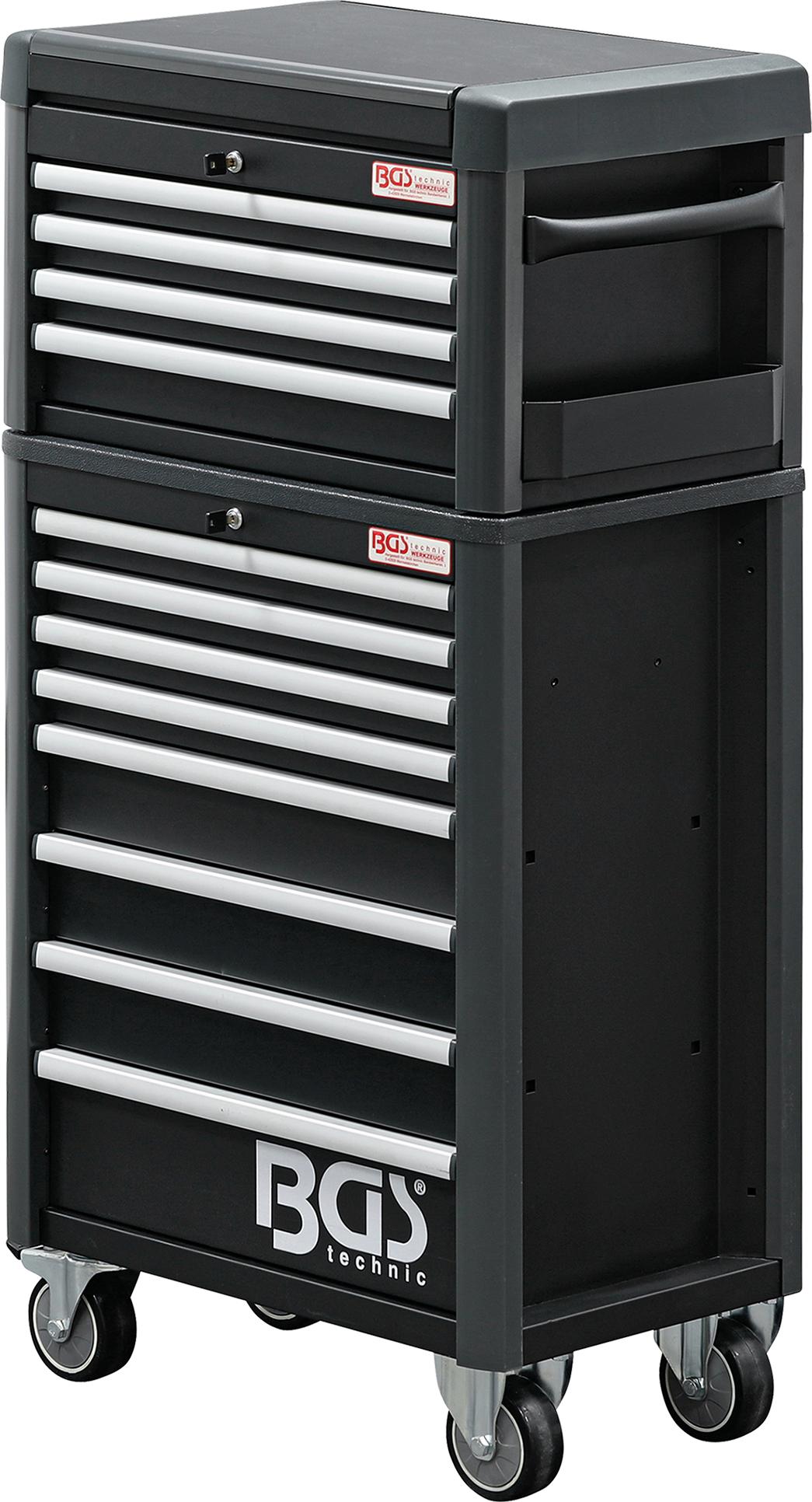 Įrankių spintelė su ratukais | Pro Standard Max | 12 stalčiių | su 296 įrankiais (4088)