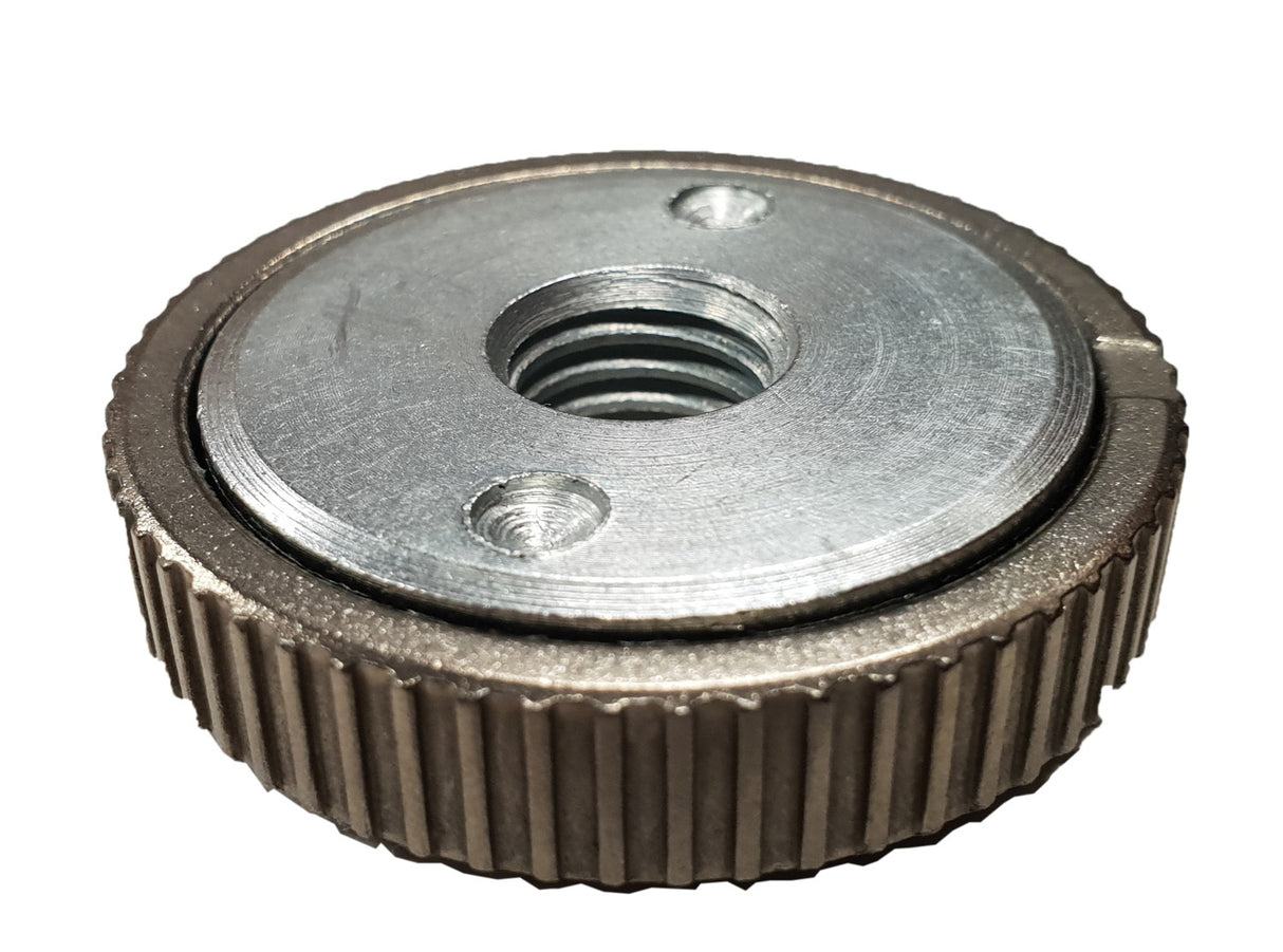 Greito fiksavimo veržlė | su dantukais | kampiniam šlifuokliui | M14 (LN003)