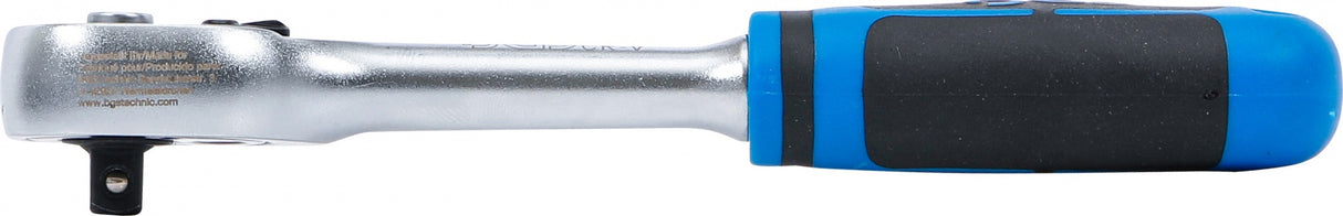 Terkšlinis raktas reversinis | tiesus | smulkūs dantukai | 6,3 mm (1/4") (680)