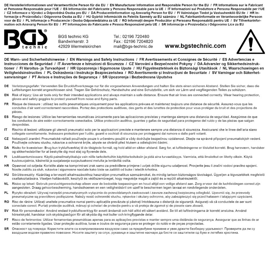 Antgaliai suspausto oro tarai (9393-1)