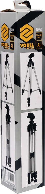 Stovas trikojis | aliuminis | 0,5 m - 1,5 m (18020)