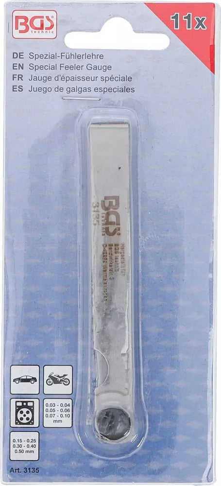 Spec. tarpumačiai | 0,03 - 0,50 mm | 11 vnt. (3135)