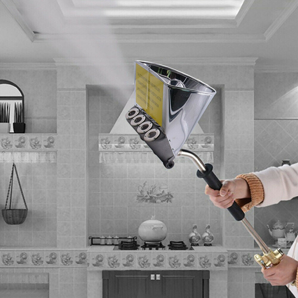 Lubų tinkavimo pistoletas | pneumatinis | nerūdijantis plienas (PG002)