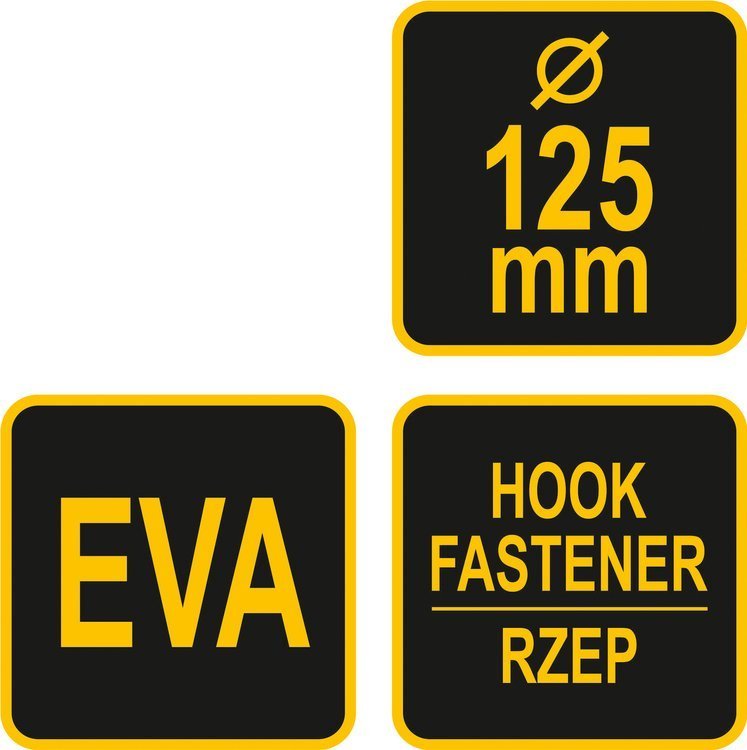 Padas velcro rankinis | 125 mm (07955)