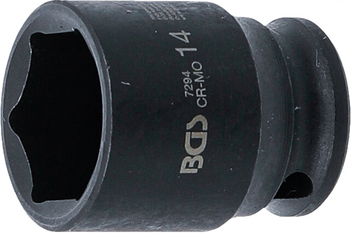 Smūginė galvutė šešiakampė | 6,3 mm (1/4") | 14 mm (7294)