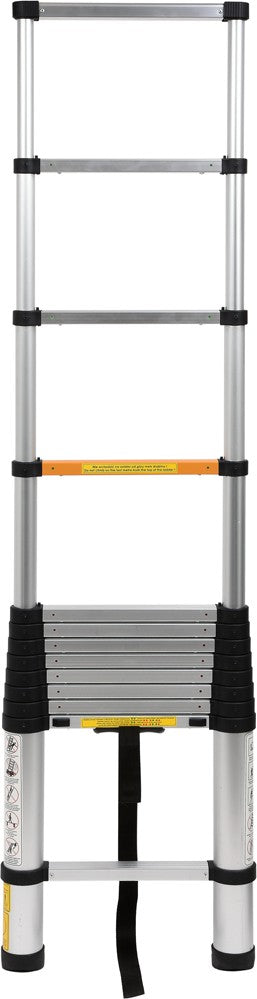 Kopėčios aliuminės teleskopinės | 13 laiptelių | 3.8 m (17701)