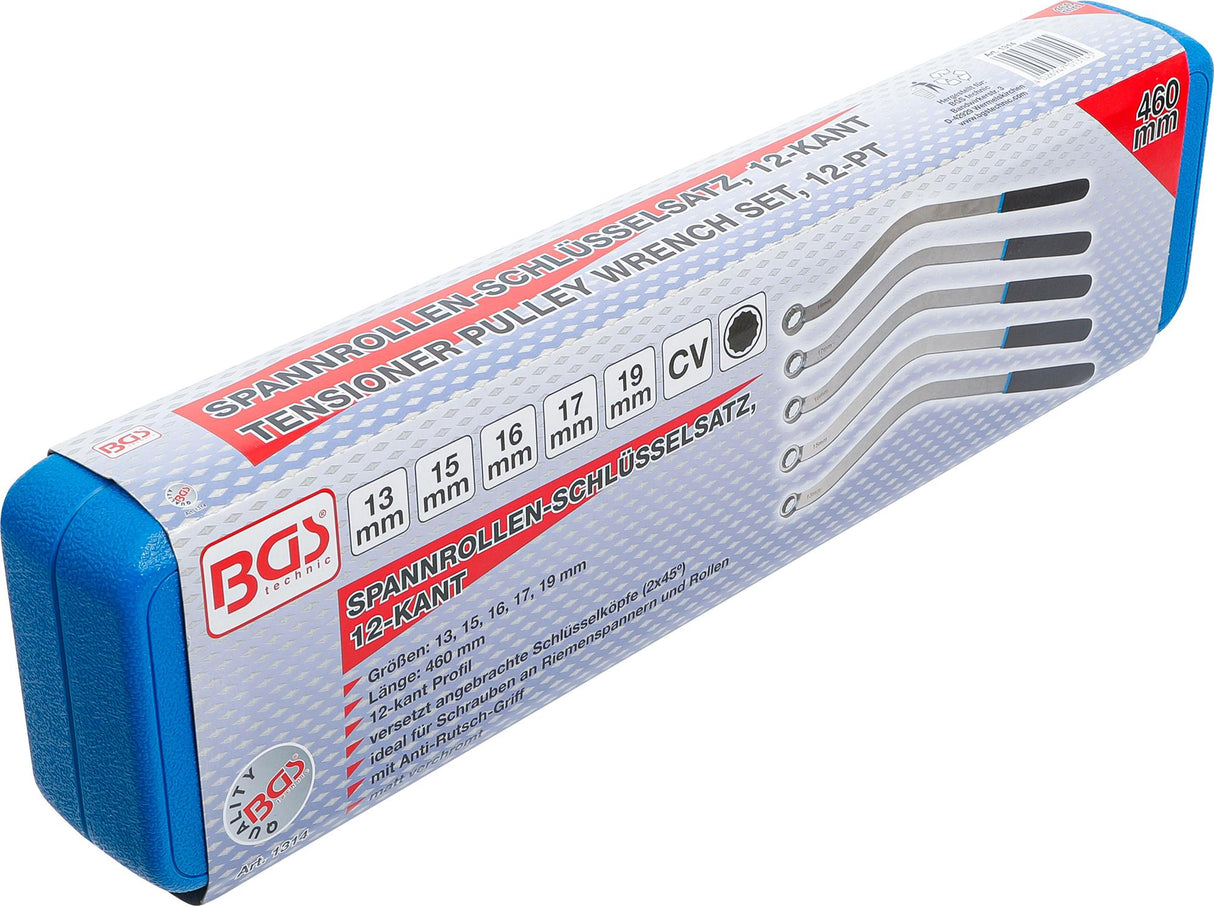 Diržo įtempimo raktai | 12 kampų, specialus tipas | 13 - 19 mm | 5 vnt. (1314)