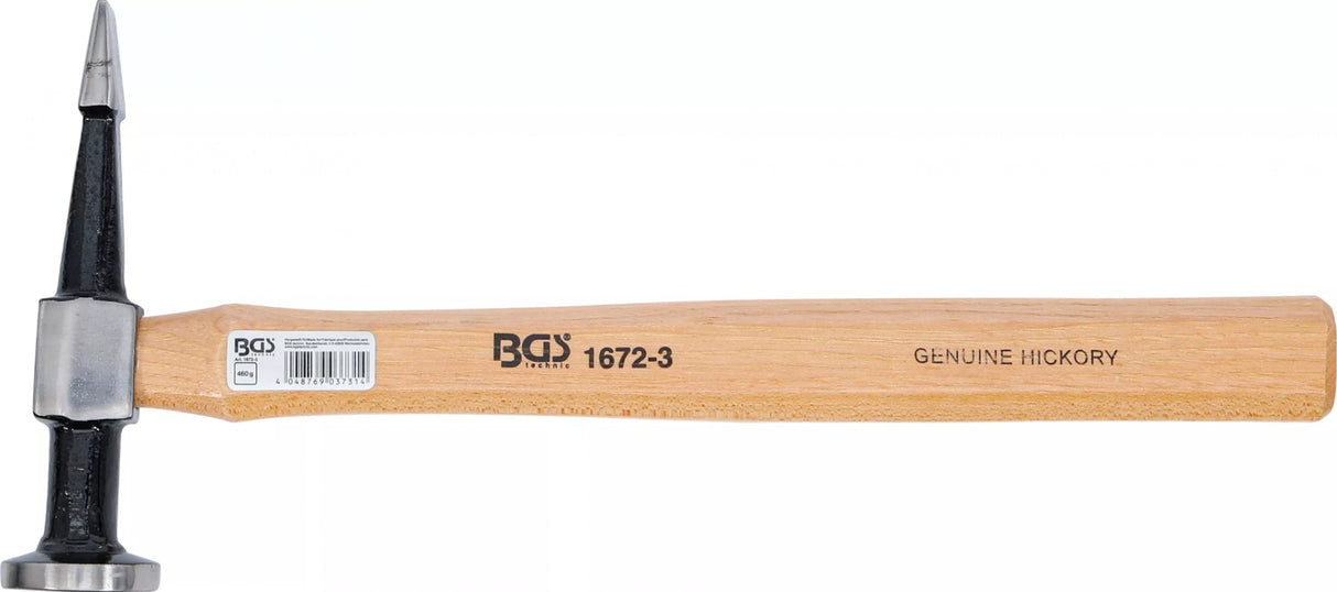 Kėbulo plaktukas | apvali, plokščia galva / tiesus horizontalus galiukas (1672-3)