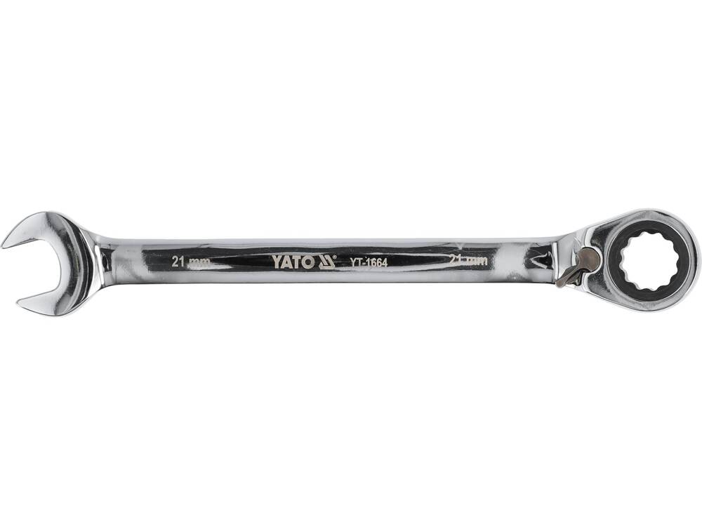 Raktas su terkšle reversinis | 21 mm (YT-1664)