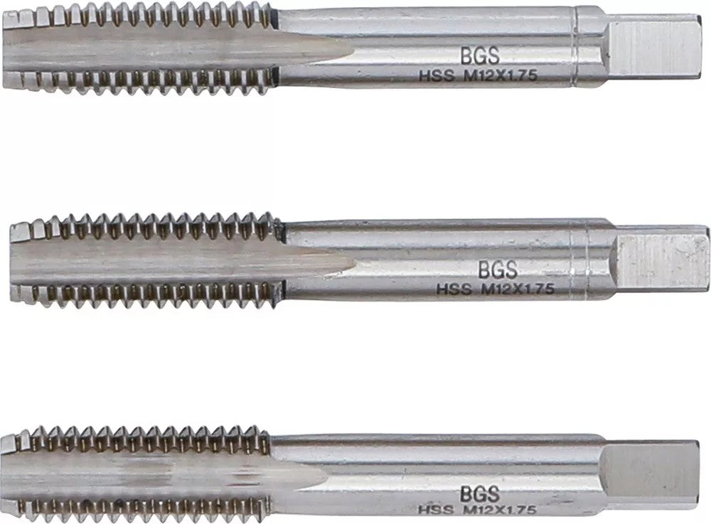 Sriegikliai | pirmas / vidurinis / galutinis sriegimas | M12 x 1.75 | 3 vnt (936)