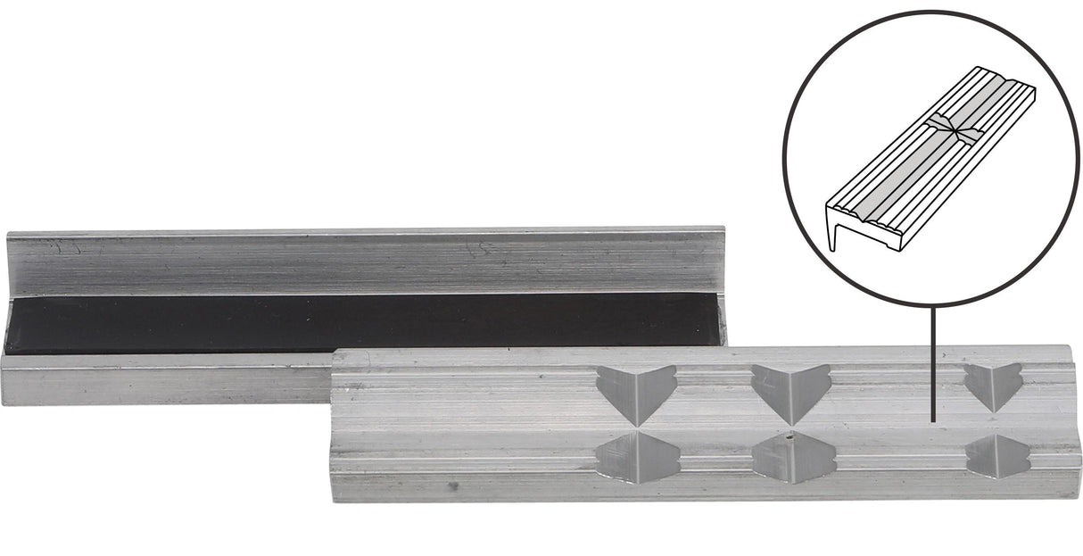 Spaustuvų lūpų apsaugos | Aliuminis | 125 mm | 2 vnt. (9284)