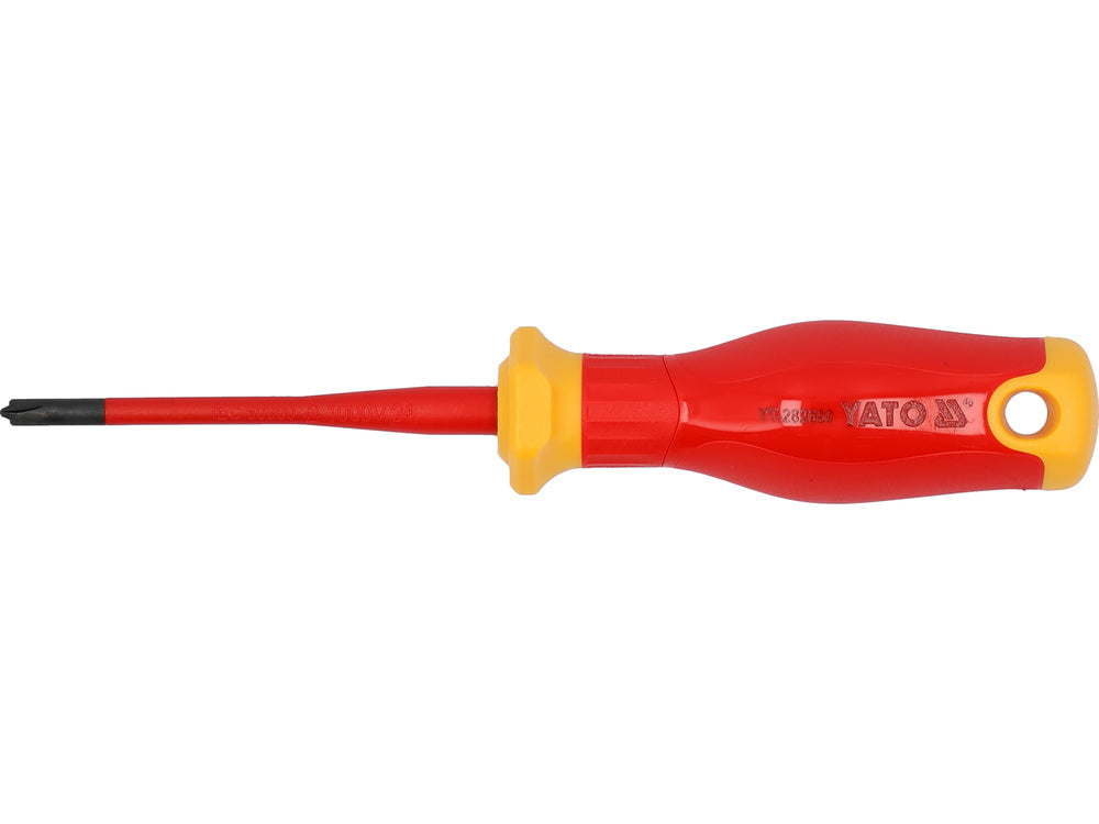 Izoliuotas atsuktuvas elektrikui | labai plonas | 1000V | SL/PH1X80 mm (YT-282660)