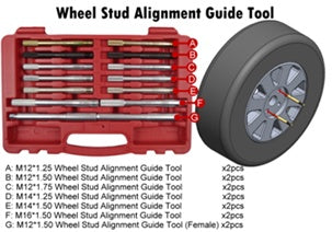 Pagalbinis ratų surinkimo rinkinys | 12 vnt. (HF0302A)