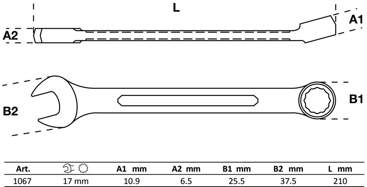 COMBINATION SPANNER | 17 MM (1067)