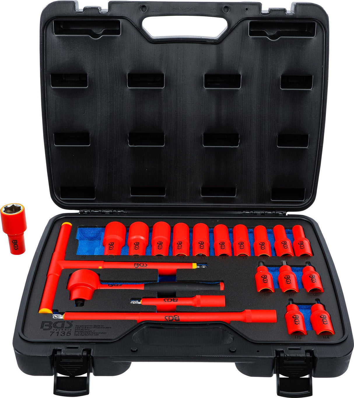 VDE BIT AND SOCKET SET VDE | 10 MM (3/8") | 20 PCS. (7135)