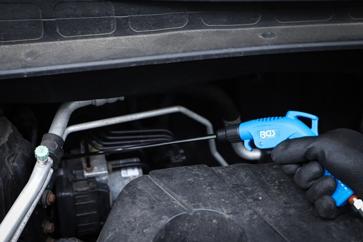 Oro pūtimo pistoletų rinkinys | su 5 priedais (7177)