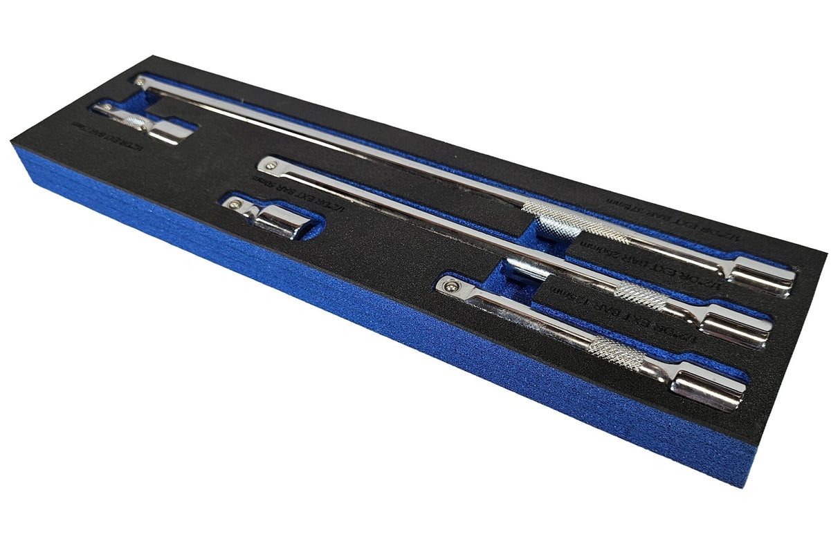 Ilgintuvų rinkinys galvutėms | Cr-V 50BV30 | 12,5 mm (1/2") | 5 vnt. (SK1236)