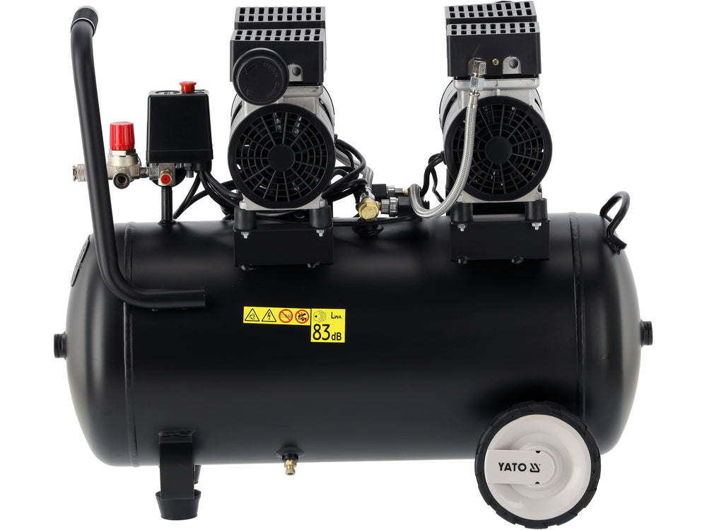 Oro kompresorius tylus | betepalinis | 50L/0.8MPA/8BAR/115PSI/ 280l/min | 1500 W (YT-23345)