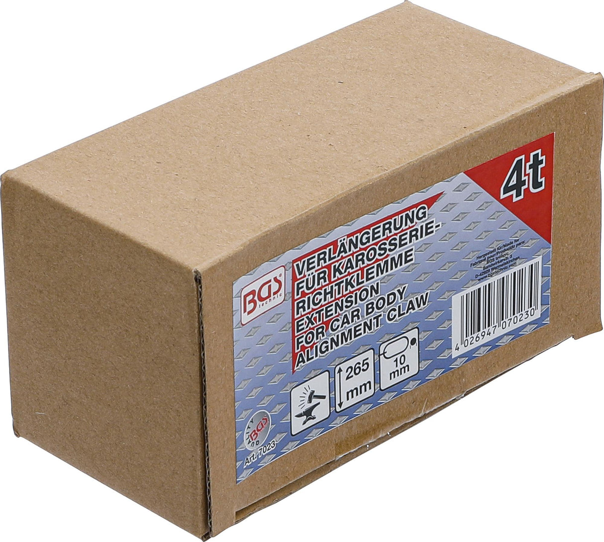 Traukimo grandinės jungtis | su dvigubu kabliu | maks. 4 t (7023)