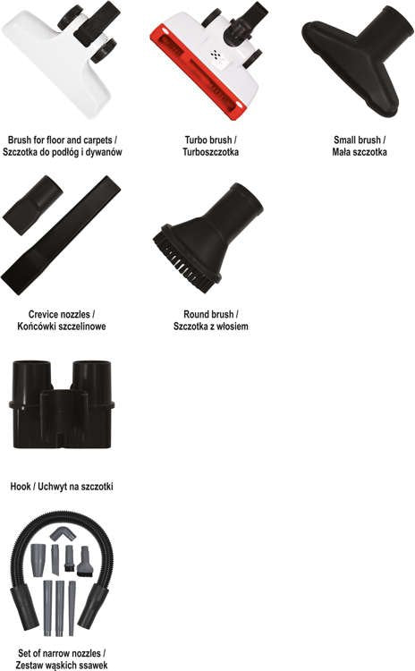 Dulkių siurblys | cikloninis | rankinis | 800W | 1,5L (67112)