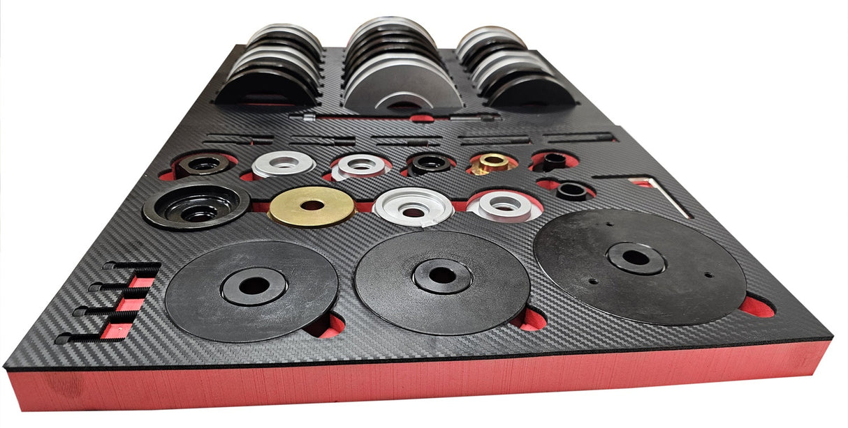 Rato guolių įrankių komplektas | GEN2 | rato guolių stebulės 62/66/72/78/82/85 mm (SK1354-100)