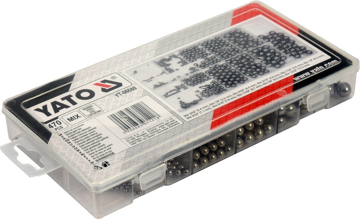 Plieninių šratų asortimentas | 470 vnt. (YT-06680)