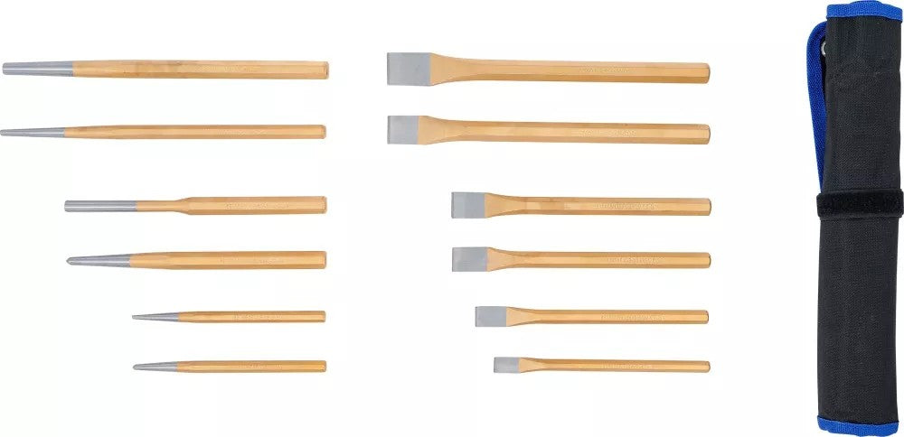 Kaltų / išmušėjų / žymeklių rinkinys | 12 vnt. (1657)