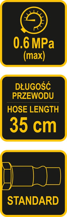 Ratų pripūtimo pistoletas su manometru (81651)