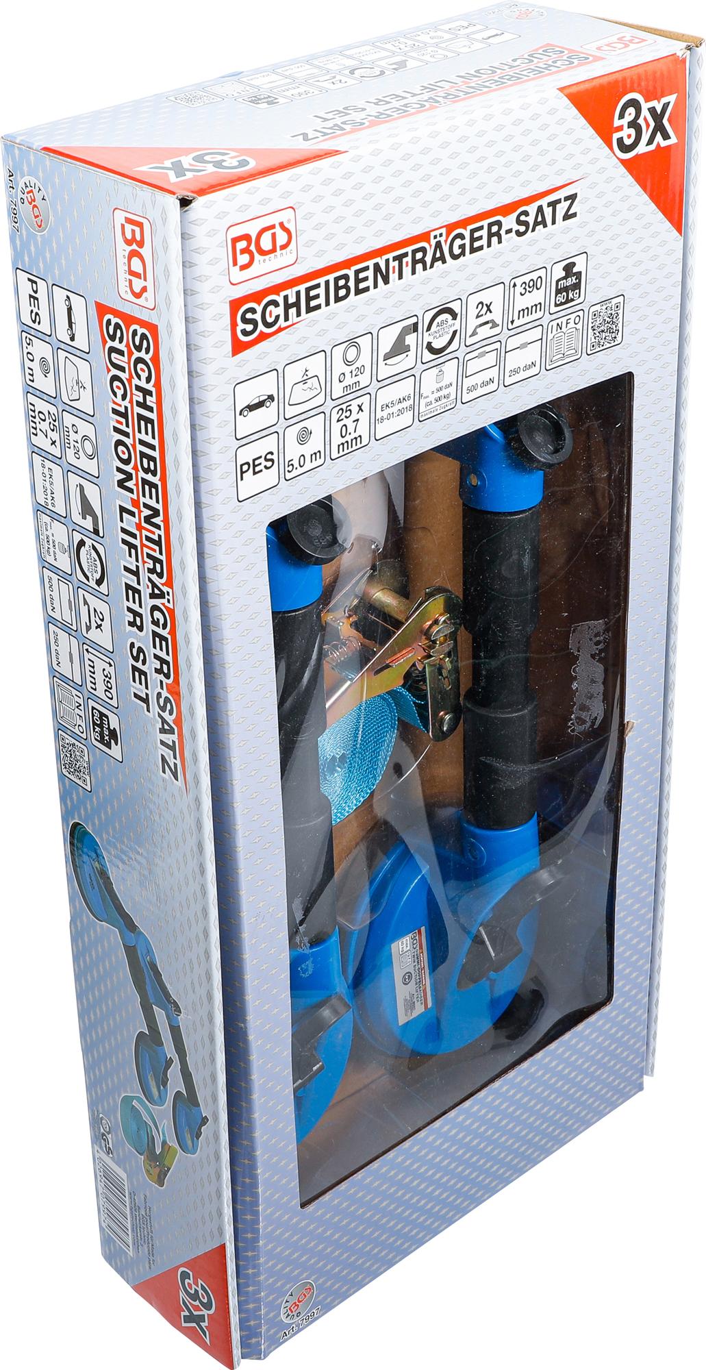 Prisisiurbiantys keltuvai su diržu | 3 vnt. (7997)